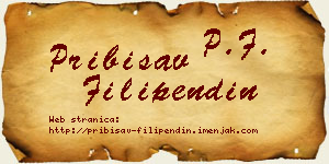 Pribisav Filipendin vizit kartica